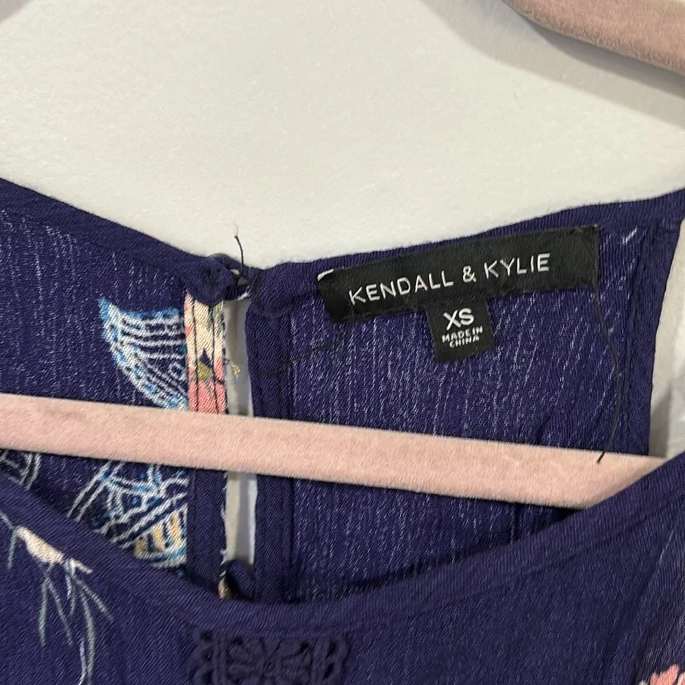 ⭐️ 2/$10 - Kendall and Kylie Blue Romper - Picture 4 of 4